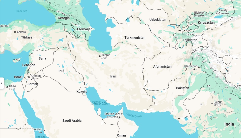 گوگل مپ خلیج فارس | بررسی دقیق نام‌گذاری خلیج فارس در نقشه Google